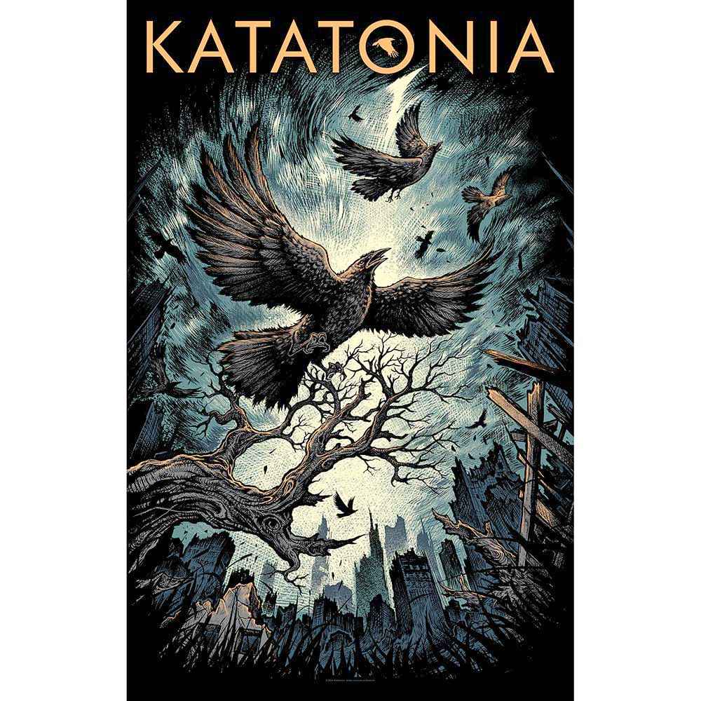 Katatonia - Uncover The Skies Textile Poster - Multicolore
